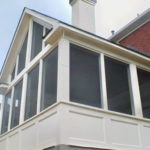 The same screen porch enclosure from a different angle